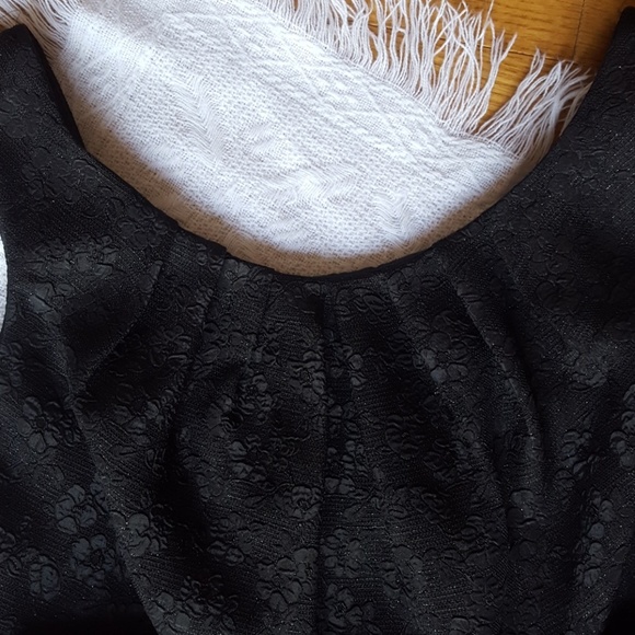 Jones New York black floral print dress - Picture 4 of 7